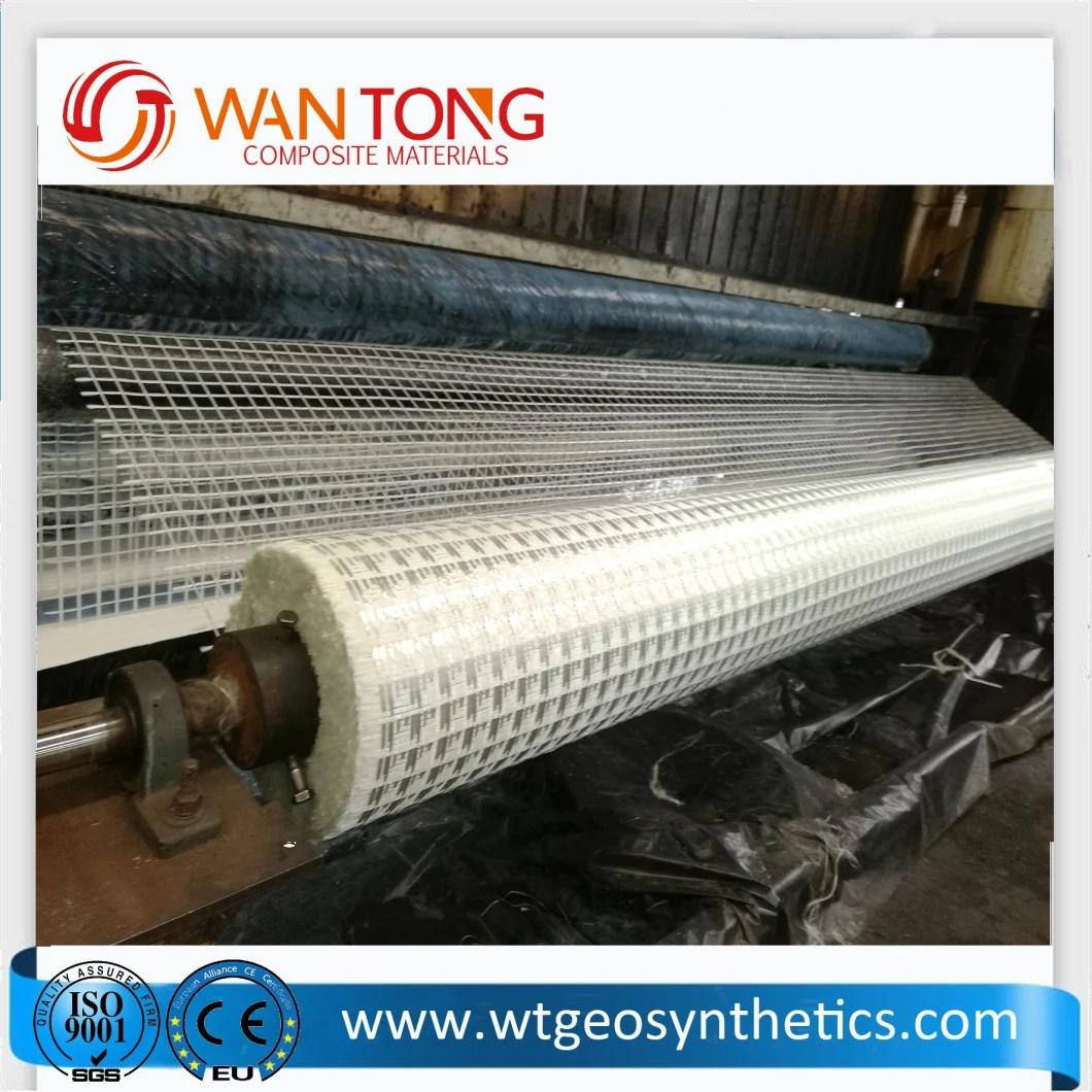 Warp-Knitting Biaxial Uniaxial Polyester Reinforced Composite Fiberglass Geogrid Nonwoven for Concrete Road Surface