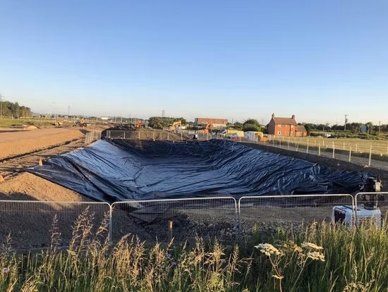 Geomembrana di rivestimento HDPE 0,5 mm 0,75 mm 1,0 mm 1,5 mm 2,0 mm