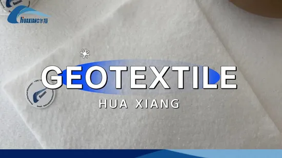 Vendita calda Bianco 80-1000g Polipropilene Non tessuto Geotessile Geotessili Polyfelt Ts Filamento continuo