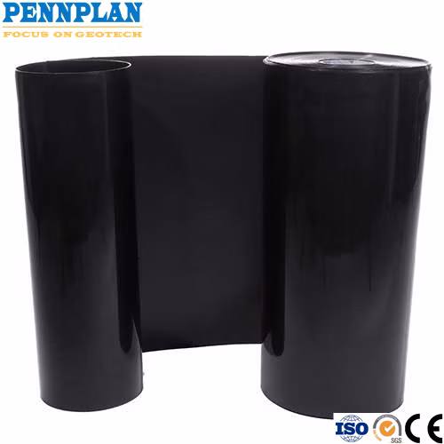 Certificazione ISO Fodera per laghetto per gamberetti con geomembrana HDPE GM 13 da 0,75 mm
