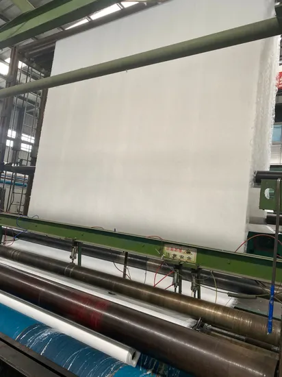 Geotessile spunbond con filamenti di poliestere/polipropilene per filtrazione, isolamento e rinforzo