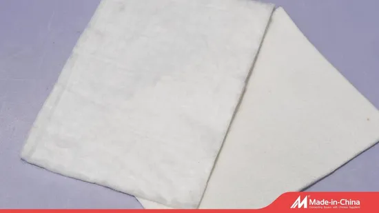 Geotessile realizzato in fiocco di poliestere a fibra corta (PET).